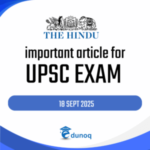 UPSC CURRENT AFFAIRS 18 SEPT 25
